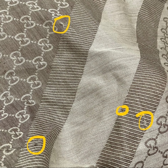 SOLD Authentic Gucci Scarf Shawl - Picture 6 of 9